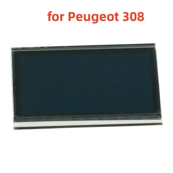 1/Carro 2Pcs ACC Painel Lcd Módulo de Monitores de Ecrã Pixel de Reparação de Ar Condicionado Tela de Informações Para o Peugeot 308 408 308CC