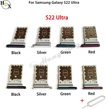 10PCS Para Samsung Galaxy S22 Ultra Bandeja do Cartão Sim do Leitor de Titular Slot SD Adaptador