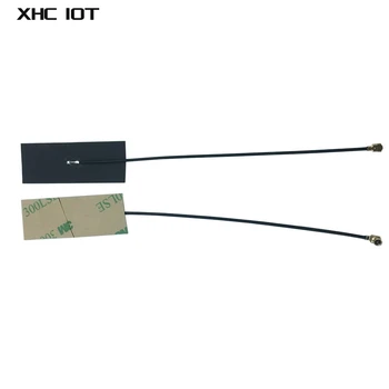10pc/ lote 433 mhz Antena Wifi IPX 2dBi TX433-FPC-4516 FPC Antena Interna