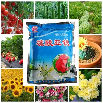 10pcs de Sulfato Ferroso Fertilizantes Flor Adubo Foliar de Fertilizante Solúvel Tipo de Flor Doença de Rega Pote Solo Ajuste de PH