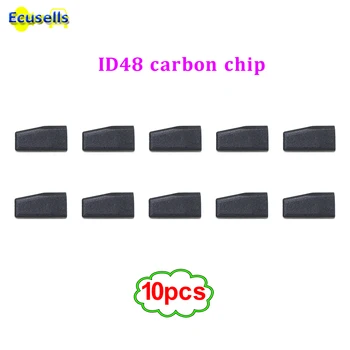 10pcs/lot Novos Virgem em Branco de carbono ID48 Transponder Chip de reposição 48 chip