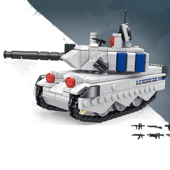 2022 Militar do Exército Guerra Mundial 2ª guerra mundial SWAT, Polícia de Soldados 99A Tanque Principal de Batalha Modelo de Bloco de Construção de Tijolos de Brinquedos