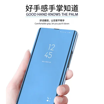 2023 Para Samsung Galaxy S23 Ultra Caso Flip Espelho Inteligente Capa De Couro Samsung S23 S 23 Plus Magnético Stand Livro Coque S23Ultra