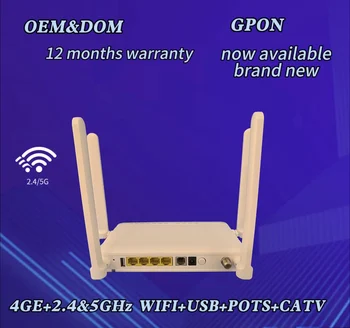 30pcs FTTH V-F688C 4GE com CATV 4 Antenners Dual band wifi funtion mesmo como F688 EG8247W5
