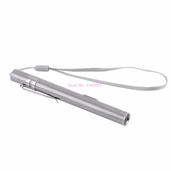 50pcs Criativo USB Recarregável Lanterna LED Potente Mini Tocha CONDUZIDA Impermeável Pena de Suspensão, com Clipe de Metal