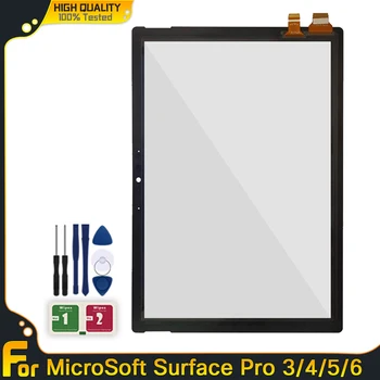 A Tela De Toque Para O Microsoft Surface Pro 3 Pro 4 1724/Pro 5 796/Pro 6 1807/Pro 7 1866 Substituição Da Tela De Toque Frontal Em Vidro Do Sensor