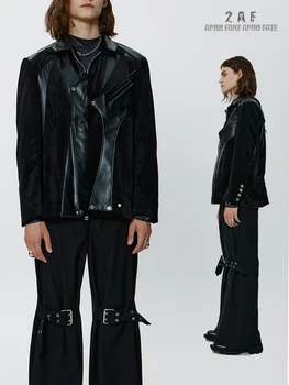 A2166 dos Homens de Moda Coats & Jaquetas de 2023 Pista de Luxo famosa Marca de Design Europeu festa estilo de Roupas masculinas