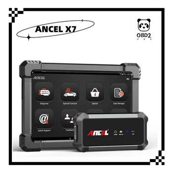 ANCEL X7 compatível com Bluetooth OBD2 para Scanner para Carro Completo do Sistema OBD2 Diagnóstico de Ferramentas Profissionais TPMS ABS DPF EPB Óleo PK X7 HD