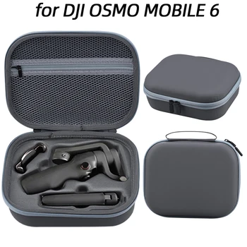 Adequado para DJI OM 6 portátil acessórios à prova de poeira exterior caixa de viagem DJI OSMO Mobile 6 bolsa mala