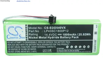 Cameron Sino Bateria de 1800mAh LP43SC1800P12 para Ecovacs Deebot D523, D540, D550, D560, D570, D580