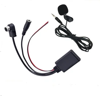 Carro de Bluetooth AUX Adaptador de Áudio sem Fios, Chamadas de Telefone mãos-livres com Microfone para Alpine KCA-121-B AI-NET CDA-9857 CDA-9886