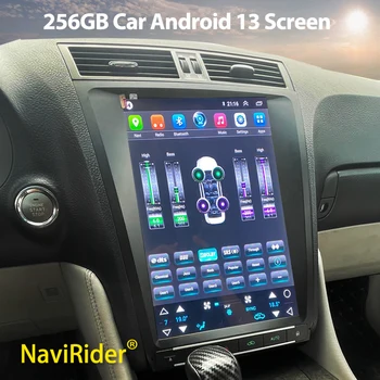 De 12,8 polegadas Tesla Tela Android 13 auto-Rádio 256GB GPS Para o Lexus GS GS350 GS300 GS430 GS450h GS460 Multimídia Vídeo Player Carplay