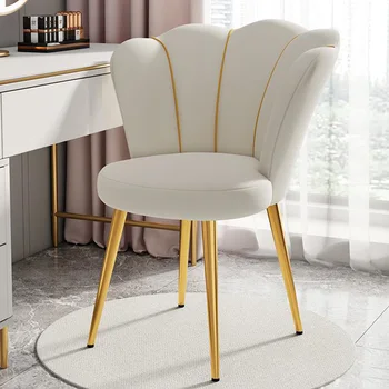 De Veludo Luxo, Cadeiras De Jantar Branco Ergonômico Nórdicos Quarto Moderno Celulares Cadeira Office Muebles De Quadros Móveis De Quarto