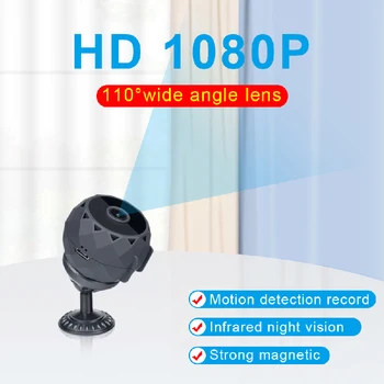 HD 1080P Anti-roubo de Mini Câmera Espion Gizli Kamera Casus Visão Noturna Sensor de Movimento Segredo Camara Espia, Pequena e Micro Corpo Cam