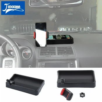 JIDIXIAN GPS Stand Suporte de ABS Painel do Carro do Telefone Móvel de Armazenamento de Caixa para Dodge Challenger 2009-2014 Acessórios de decoração