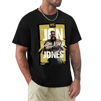 Jon Jones - MAIOR LUTADOR de SEMPRE de T-Shirt T-shirt curta fã de esportes, t-shirts preto t-shirts mens t-shirts pack