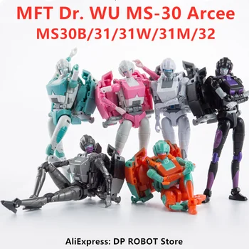 MFT Dr. WU MechanicToy MFT Transformação MS-30 MS30 MS-30B MS-31 DE MS-31W MS-31M MS-32 Ninja AMIE Arcee Mini Acton Figura