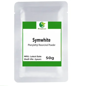 Melhores 99% Symwhite 377 Phenylethyl Resorcinol para Clareamento da Pele e da Sarda,Sim Branco,Agente de Branqueamento