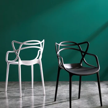 Moderno design Exclusivo Exterior Ergonómico Nórdicos Relaxantes Cadeiras de Jantar Muebles Para El Hogar Lounge Salão de Móveis de Casa WZ50DC