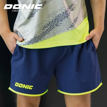 Novo Donic Tabela Calções De Ténis Badminton Masculino Uniformes Do Esporte Calças De Tênis De Mesa De Roupas Para Homens Mulheres