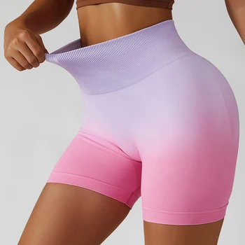 Nylon Yoga-Esporte Calças Bunda Elevador Slim-Fit Shorts Para A Execução De