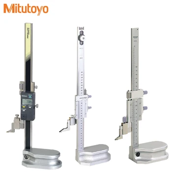 Original Mitutoyo medidor de altura com micro dispositivo de movimento mecânico vernier caliper 514-102 506-207 altura vernier caliper