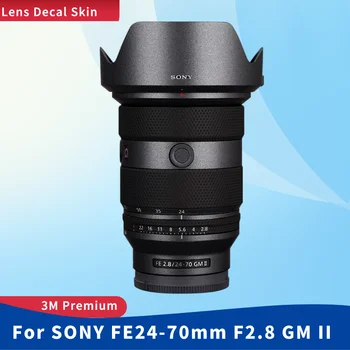 Para SONY FE 24-70mm F2.8 GM II Decalque Pele de Vinil Envoltório de Filme Lentes da Câmera do Corpo Protetor Adesivo Protetor de Revestimento SONY2470\2.8 GM