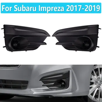 Para Subaru Impreza 2017 2018 2019 Carro pára-choque Dianteiro luz de Nevoeiro Moldura Tampa da Lâmpada da Névoa de Desbaste Moldura Tampa 57731FL21A 57731FL20A