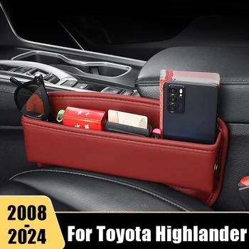 Para a Toyota Highlander XU70 Kluger 2008 2009-2020 2021 2022 2023 2024 Assento de Carro Intersticial de Armazenamento de Caixa de Telefone de Suporte Chave Organizador