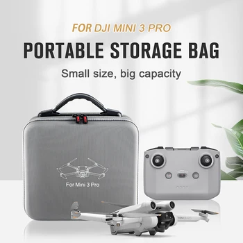 Portátil Bolsa de Ombro para DJI Mini 3 Pro Saco de Armazenamento de PU Bolsa Impermeável mala para DJI Mini Pro 3 RC Drone Acessórios