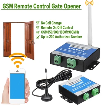 RTU5024 GSM Portão de Abertura do Interruptor do Relé Através de Chamada Gratuita 850/900/1800/1900MHz da Porta de Controle Remoto de Acesso sem Fio Abridor de Porta de Módulo