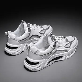 Sapatos de homem de Primavera Novos Sapatos Casuais Versão coreana Sapatos masculinos Moda Versátil E Confortável, Sapatos de Desporto J-Y08