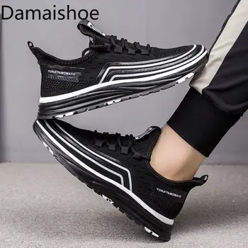 Sapatos de homem de Verão, Malha, Tênis de 2021 Novo Estilo coreano Versátil Online Influenciador da Maré Sapatos Voando Tecido Respirável Tênis Homens