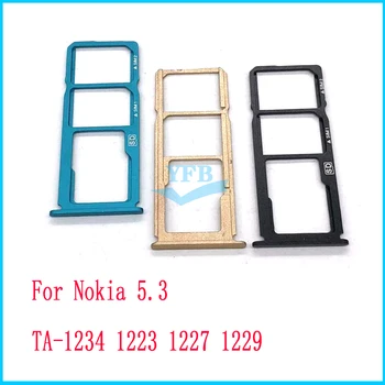 Sim Suporte da Bandeja de Cartão Para Nokia 4.2 5.3 5.4 Memória SD Leitor Adaptador de Tomada de Peças de Reposição