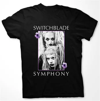 Switchblade Symphony Gótico DE 90 Camiseta de Manga Curta T-Shirt dos homens de marca camiseta top de verão tees