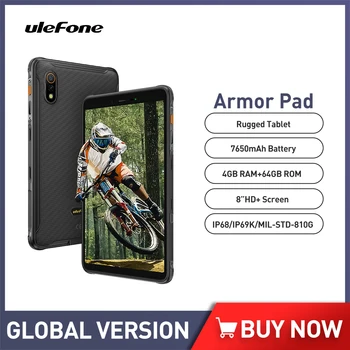 Ulefone Armadura Pad Tablet Robusto Android 12 4GB de RAM, 64 GB de ROM IP68/IP69K 8.0