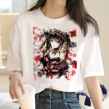 kurumi tokiaki t-shirt dos homens designer de harajuku gráfico t-shirts homem harajuku quadrinhos da década de 2000 roupas